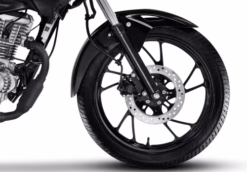 Freio a disco na roda dianteira